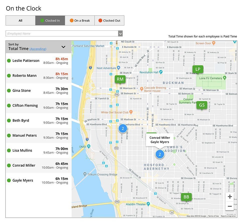 real-time GPS tracking