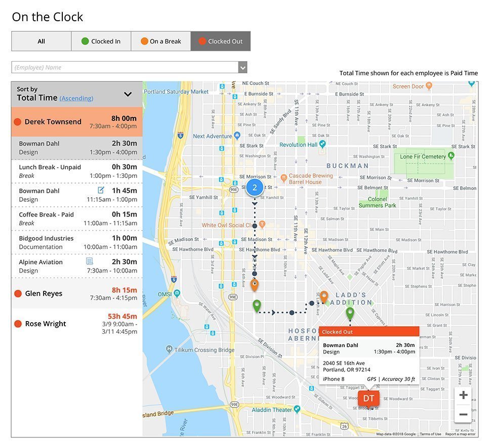 real-time GPS tracking