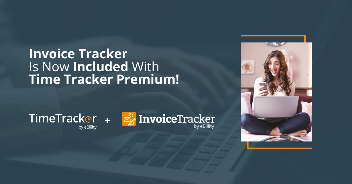 Invoice Tracker included with Time Tracker Premium Blog Header